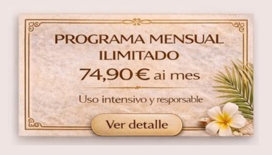 Programa mensual ilimitado